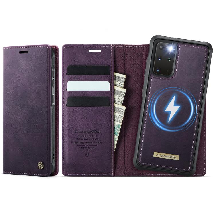 CaseMe C49 Magnetic RFID Blocking Detachable Wallet Leather Phone Case, For Samsung Galaxy S20+, For Samsung Galaxy A17, For Samsung Galaxy S24 / S25, For Samsung Galaxy S24+ / S25+