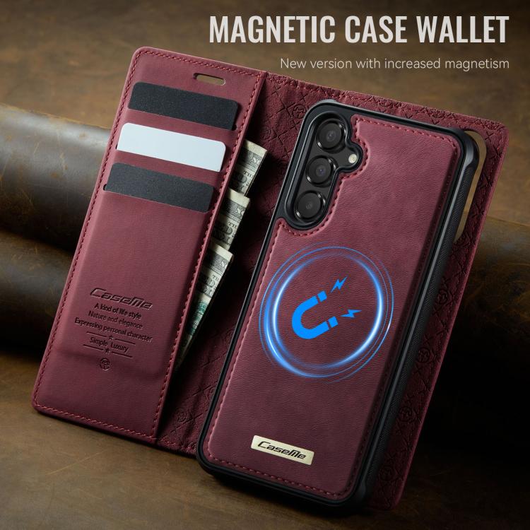 CaseMe C49 Magnetic RFID Blocking Detachable Wallet Leather Phone Case, For Samsung Galaxy A14 5G / M44, For Samsung Galaxy A55 / A35 5G, For Samsung Galaxy A13 / A04s, For Samsung Galaxy A52 / A52s