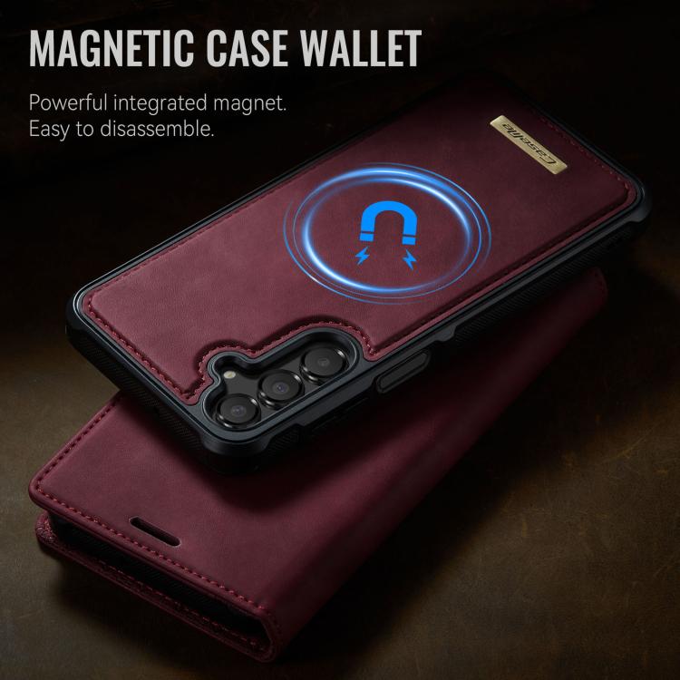 CaseMe C49 Magnetic RFID Blocking Detachable Wallet Leather Phone Case, For Samsung Galaxy A14 5G / M44, For Samsung Galaxy A55 / A35 5G, For Samsung Galaxy A13 / A04s, For Samsung Galaxy A52 / A52s