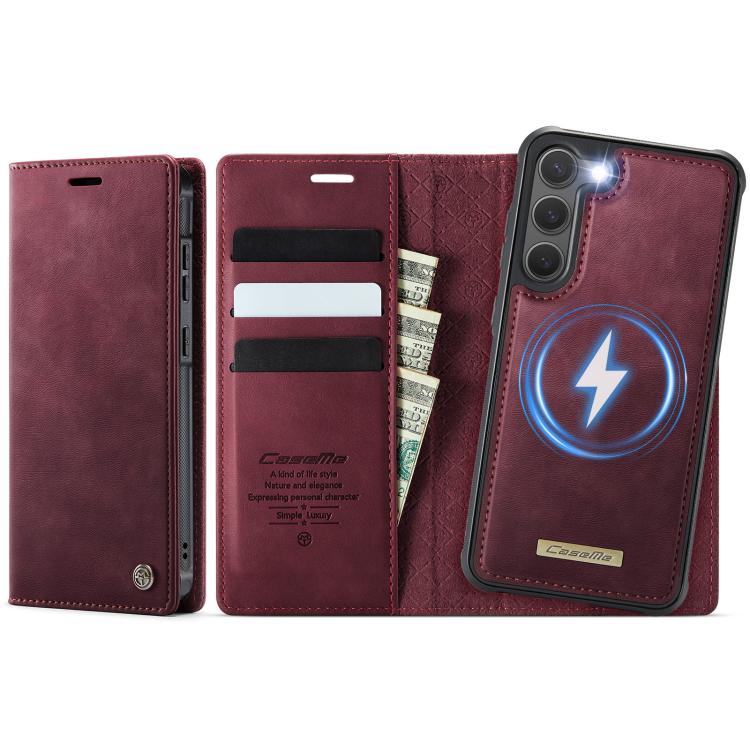 CaseMe C49 Magnetic RFID Blocking Detachable Wallet Leather Phone Case, For Samsung Galaxy S23 5G, For Samsung Galaxy S20 FE, For Samsung Galaxy A53 5G, For Samsung Galaxy S22 Ultra 5G
