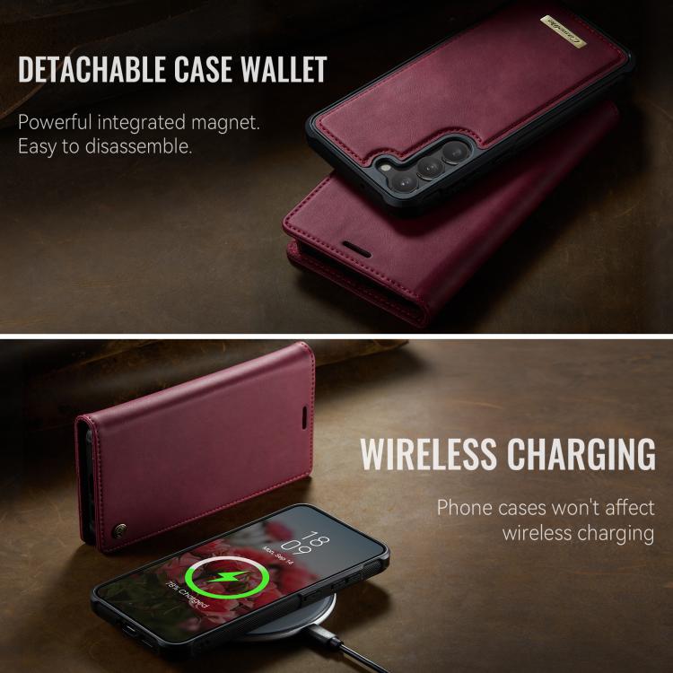 CaseMe C49 Magnetic RFID Blocking Detachable Wallet Leather Phone Case, For Samsung Galaxy S23 5G, For Samsung Galaxy S20 FE, For Samsung Galaxy A53 5G, For Samsung Galaxy S22 Ultra 5G