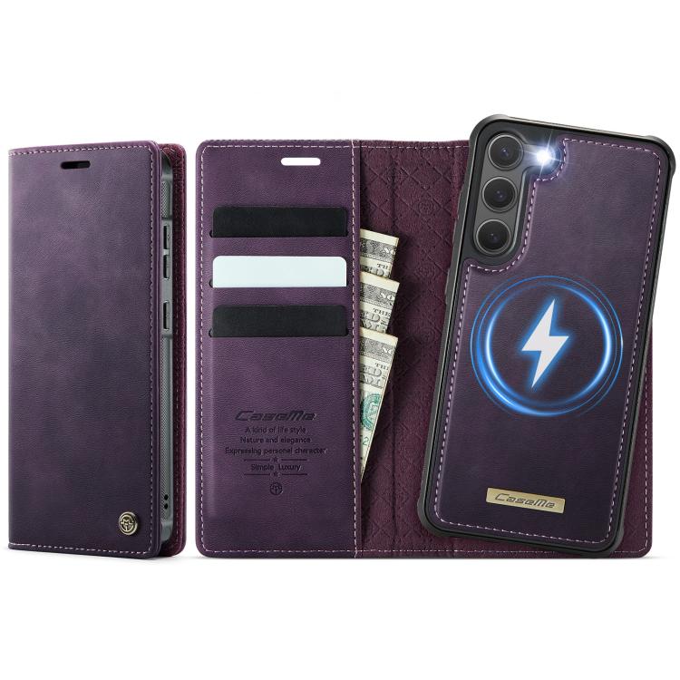 CaseMe C49 Magnetic RFID Blocking Detachable Wallet Leather Phone Case, For Samsung Galaxy S23 5G, For Samsung Galaxy S20 FE, For Samsung Galaxy A53 5G, For Samsung Galaxy S22 Ultra 5G