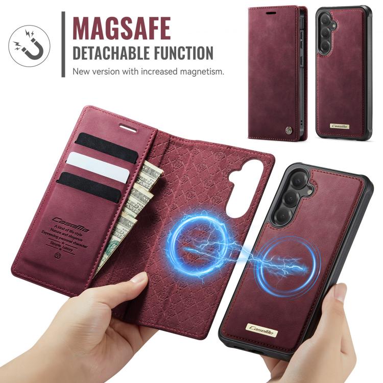 CaseMe C49 Magnetic RFID Blocking Detachable Wallet Leather Phone Case, For Samsung Galaxy S23 FE 5G, For Samsung Galaxy A54 5G, For Samsung Galaxy S23 Ultra 5G, For Samsung Galaxy S23+ 5G