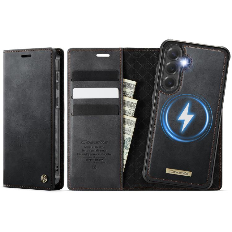 CaseMe C49 Magnetic RFID Blocking Detachable Wallet Leather Phone Case, For Samsung Galaxy S23 FE 5G, For Samsung Galaxy A54 5G, For Samsung Galaxy S23 Ultra 5G, For Samsung Galaxy S23+ 5G