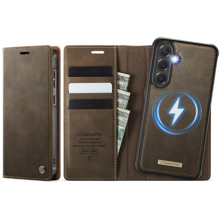 CaseMe C49 Magnetic RFID Blocking Detachable Wallet Leather Phone Case, For Samsung Galaxy S23 FE 5G, For Samsung Galaxy A54 5G, For Samsung Galaxy S23 Ultra 5G, For Samsung Galaxy S23+ 5G