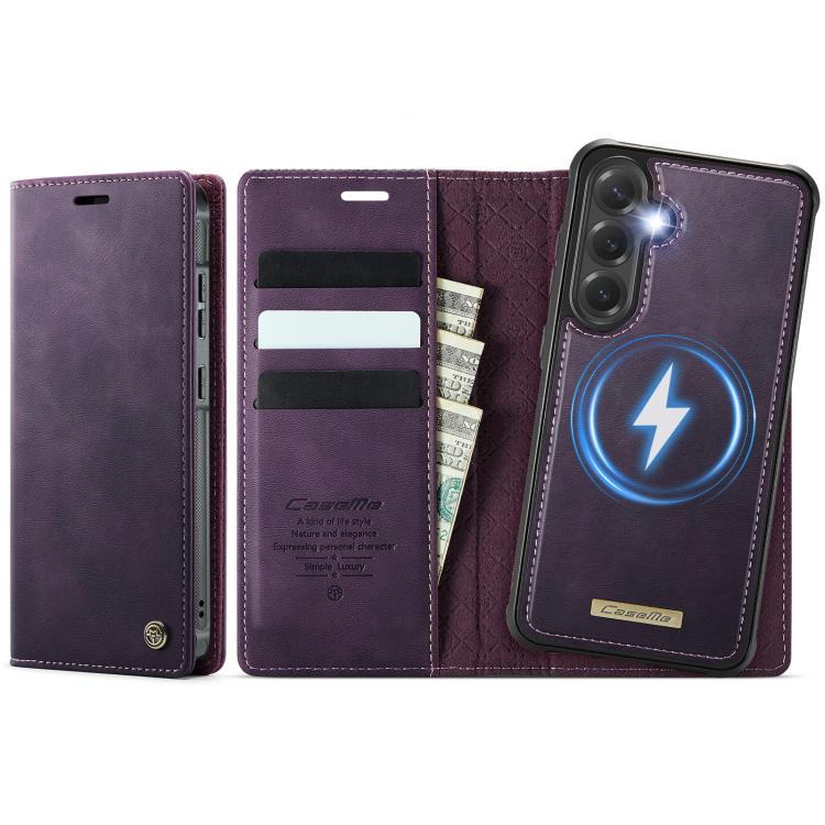 CaseMe C49 Magnetic RFID Blocking Detachable Wallet Leather Phone Case, For Samsung Galaxy S23 FE 5G, For Samsung Galaxy A54 5G, For Samsung Galaxy S23 Ultra 5G, For Samsung Galaxy S23+ 5G