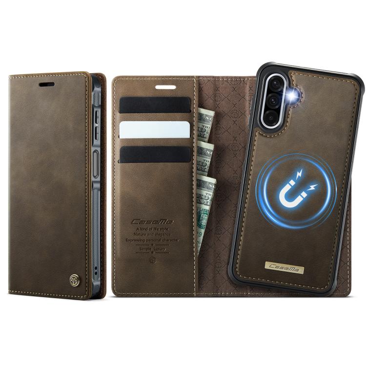 CaseMe C49 Magnetic RFID Blocking Detachable Wallet Leather Phone Case, For Samsung Galaxy S20+, For Samsung Galaxy A17, For Samsung Galaxy S24 / S25, For Samsung Galaxy S24+ / S25+