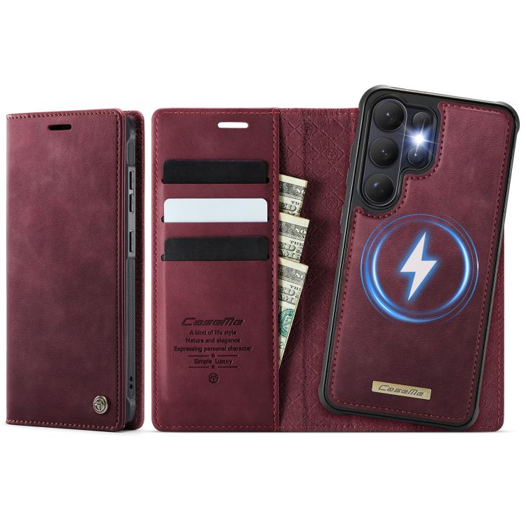 CaseMe C49 Magnetic RFID Blocking Detachable Wallet Leather Phone Case, For Samsung Galaxy S26+ 5G, For Samsung Galaxy S26 Ultra 5G, For Samsung Galaxy S26 5G, For Samsung Galaxy A57 5G