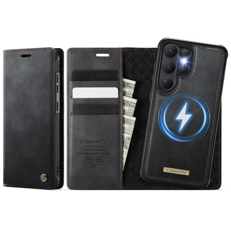 CaseMe C49 Magnetic RFID Blocking Detachable Wallet Leather Phone Case, For Samsung Galaxy S26+ 5G, For Samsung Galaxy S26 Ultra 5G, For Samsung Galaxy S26 5G, For Samsung Galaxy A57 5G