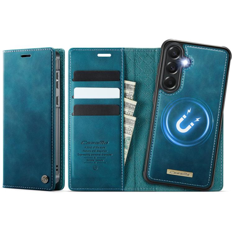 CaseMe C49 Magnetic RFID Blocking Detachable Wallet Leather Phone Case, For Samsung Galaxy S26+ 5G, For Samsung Galaxy S26 Ultra 5G, For Samsung Galaxy S26 5G, For Samsung Galaxy A57 5G