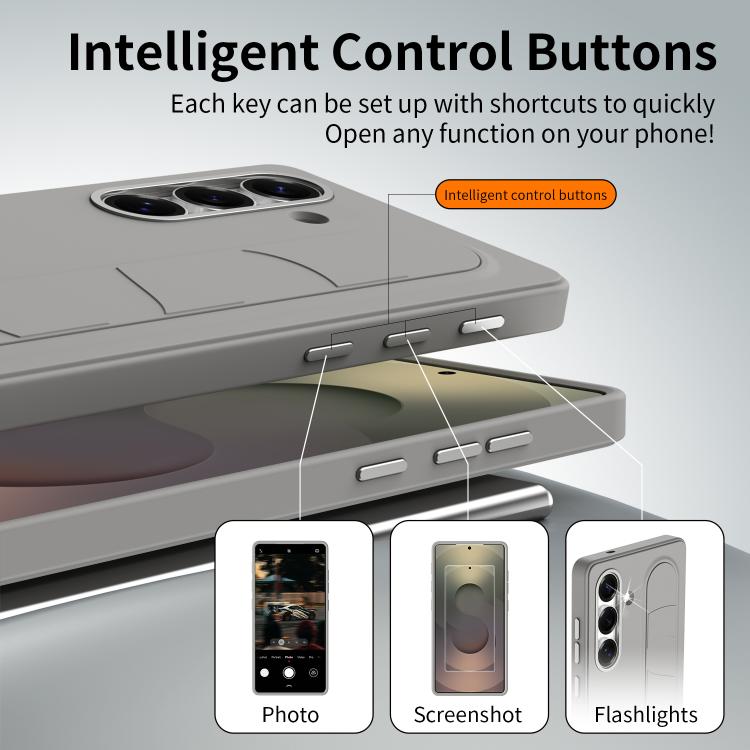 Intelligent Control Button Wristband Phone Case, For Samsung Galaxy S25 5G, For Samsung Galaxy S25+ 5G, For Samsung Galaxy S25 Ultra 5G, For Samsung Galaxy S24 Ultra 5G