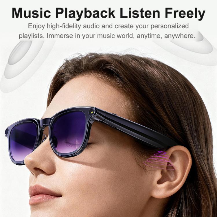 A2 8MP HD Smart Camera Glasses, Support AI Translation / AI Assistant / Bluetooth Calling, A2