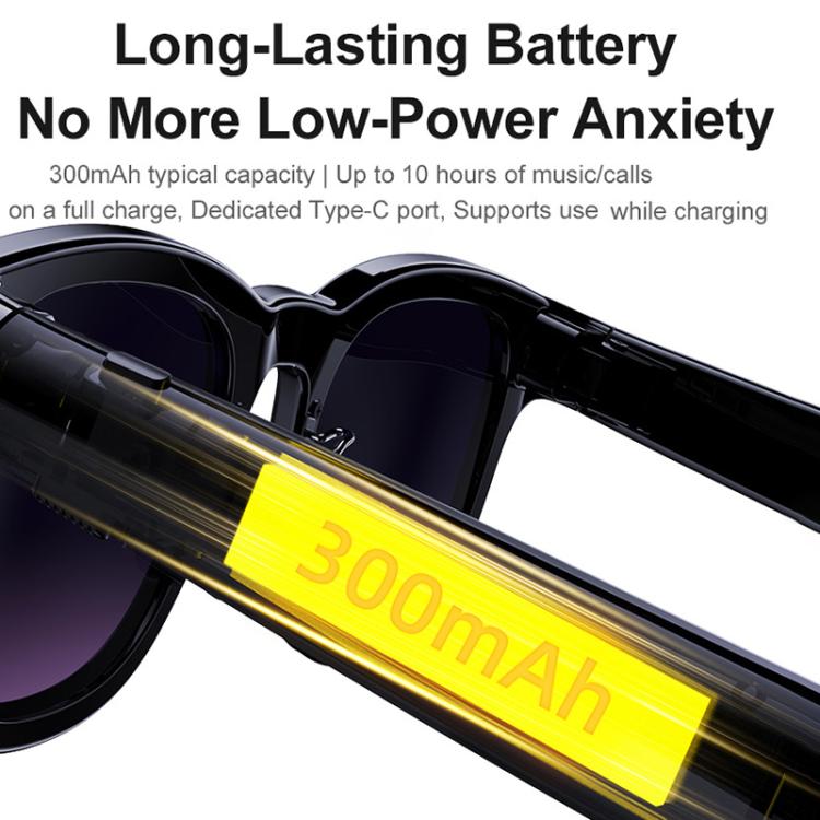A2 8MP HD Smart Camera Glasses, Support AI Translation / AI Assistant / Bluetooth Calling, A2