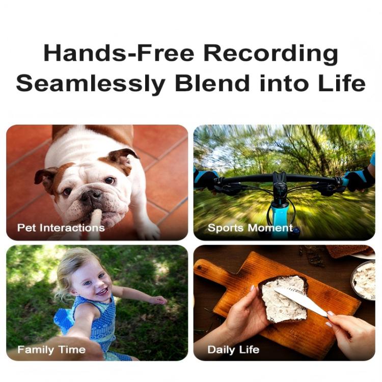A2 8MP HD Smart Camera Glasses, Support AI Translation / AI Assistant / Bluetooth Calling, A2