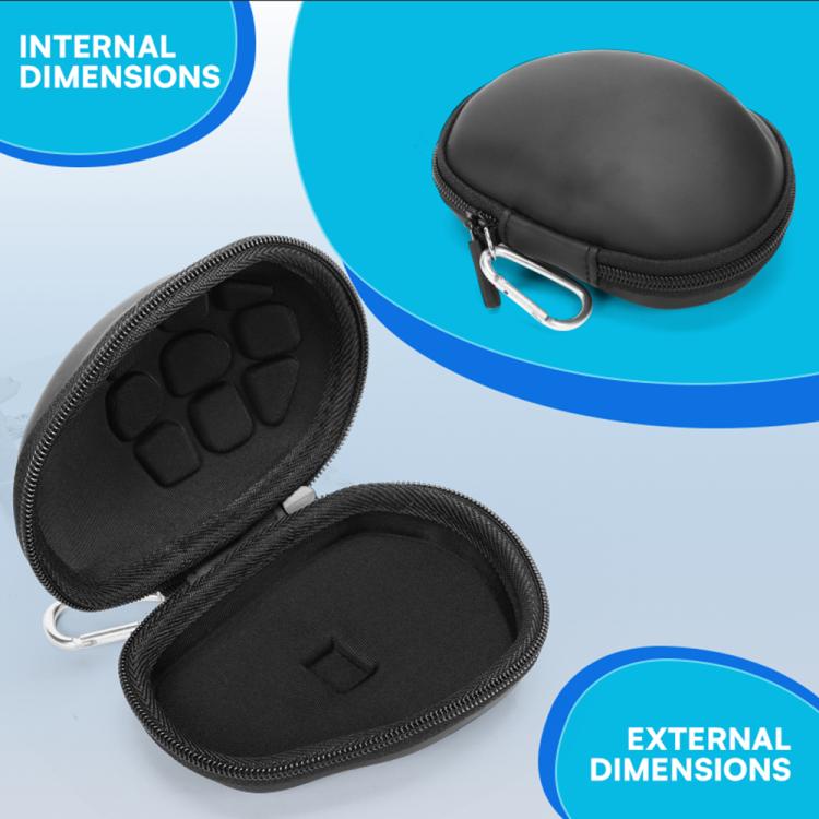 For Logitech MX Master 4 / 3S Mouse Carrying Case Portable PU Hard Shell Protective Case for Outdoor Use, For Logitech MX Master 4 / 3S