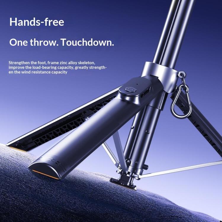 P61Q For Photography / Video Recording Live Streaming Selfie Stick Tripod Lamp 10 Inch Ring Light
