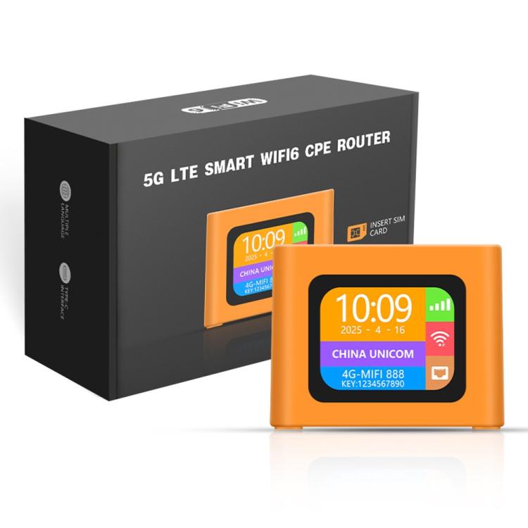 Q51-E SIM Card Slot and RJ45 Port 4G LTE WiFi 6 Router CPE Wireless Modem, EU Plug, UK Plug