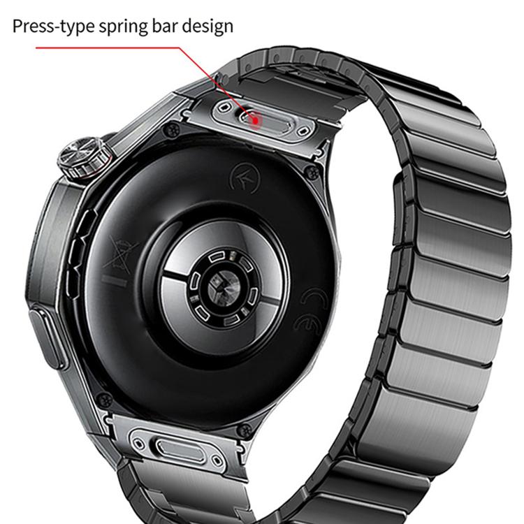 Seamless Press Button AP Style Magnetic Stainless Steel Watch Band, For Huawei Watch GT6 Pro