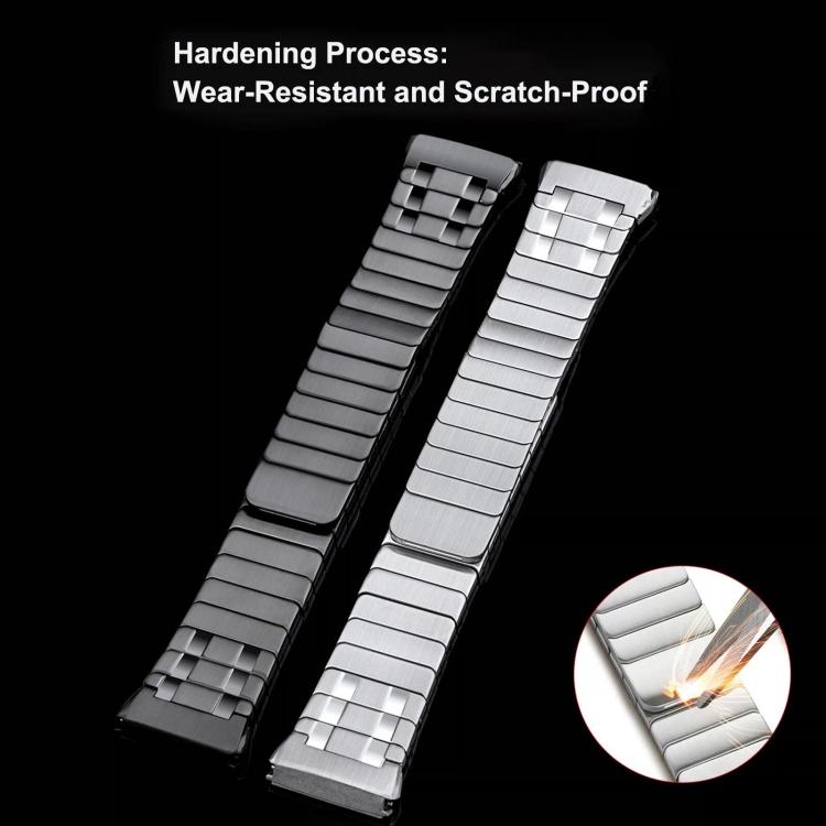 Seamless Press Button AP Style Magnetic Stainless Steel Watch Band, For Huawei Watch GT6 Pro