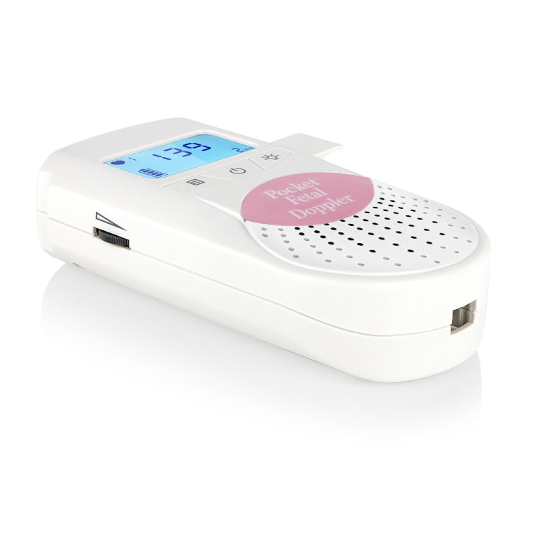 FD-100 Digital Fetal Doppler Ultrasound Sound Baby Heartbeat Detector Monitor LED Digital Prenatal Pocket Fetal Doppler Stethoscope (Pink), FD-100  (Pink)