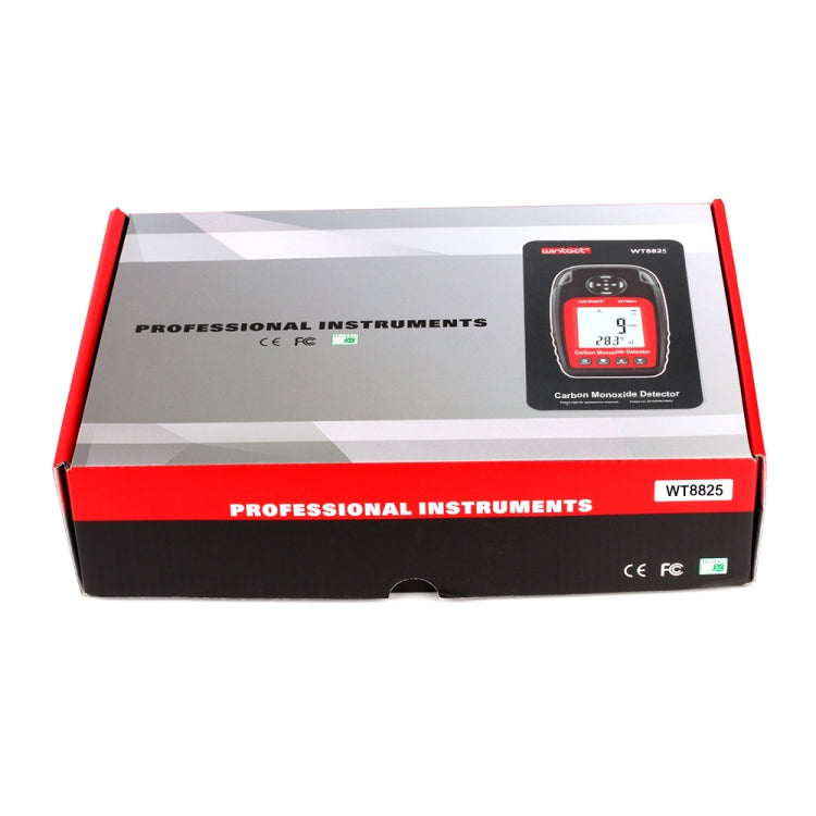 WINTACT WT8825 Carbon Monoxide Detector Independent CO Gas Sensor Warning-up High Sensitive Poisoning Alarm Detector, WT8825