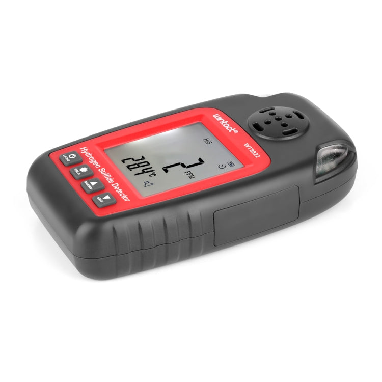 WINTACT WT8822 Hydrogen Sulfide Detector Independent H2S Gas Sensor Warning-up High Sensitive Poisoning Alarm Detector, WT8822