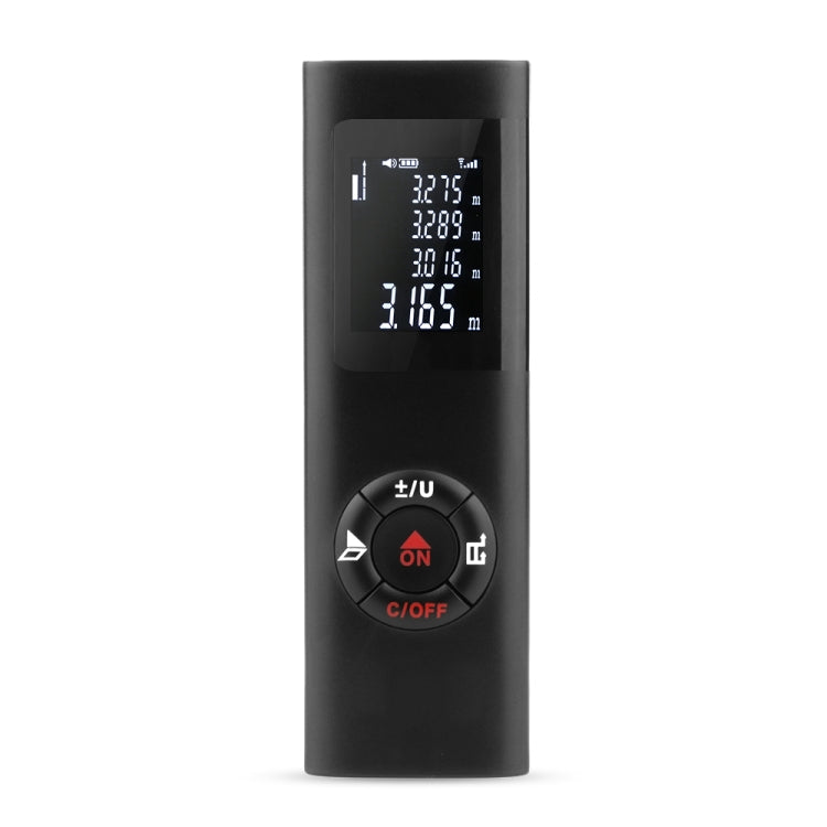 JQ-40 Mini Laser Distance Meter 40m Rechargeable Digital Handheld Laser Rangefinder Portable Laser Range Finder Build Measure, 40m