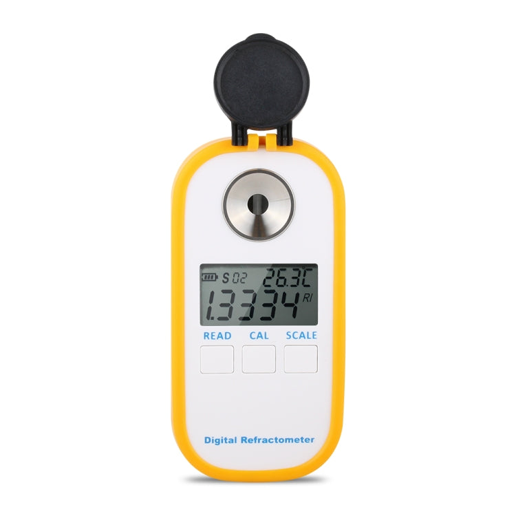 DR402 Digital Beer Refractometer Wort Hydrometer Brix 0-50% Concentration Meter Refractometer Electronic Wine Alcohol Tester, DR402
