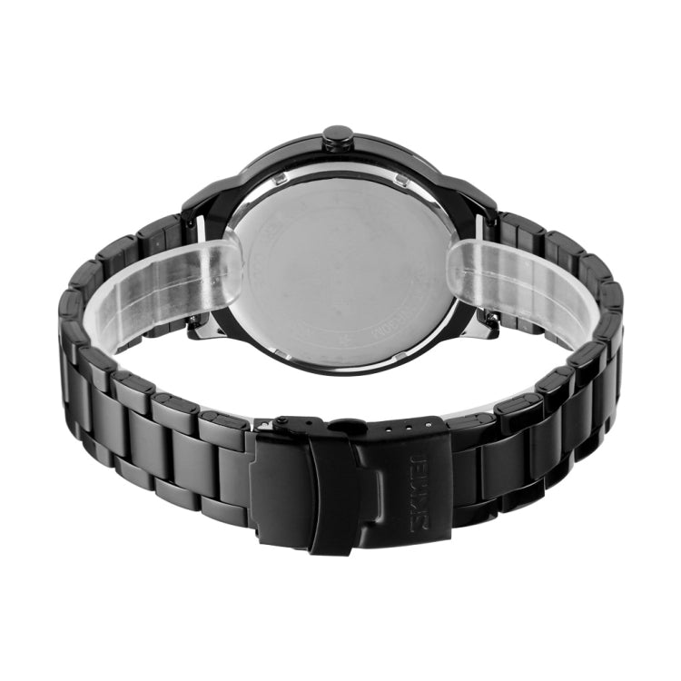 Skmei 9210 Fashion Trend Mens Business Wristwatch Simple Three-Dimensional Surface Waterproof Gold Quartz Watch Man, For Men