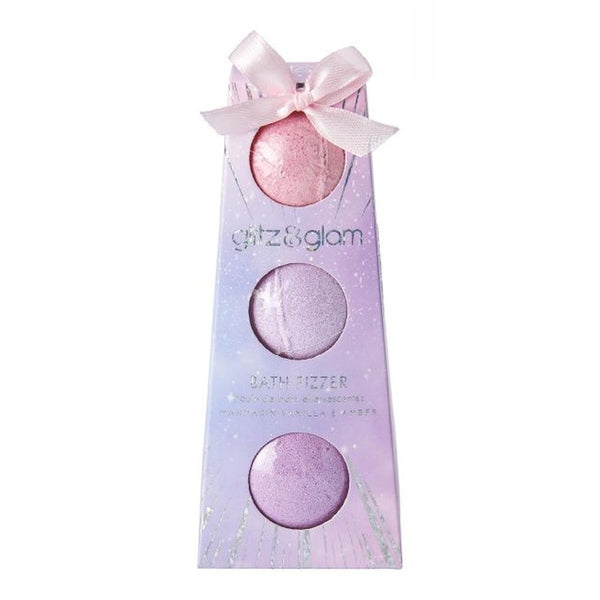 Style & Grace Glitz & Glam Fizzer Pyramid Gift Set 35g + 50g + 80g Bath Fizzer