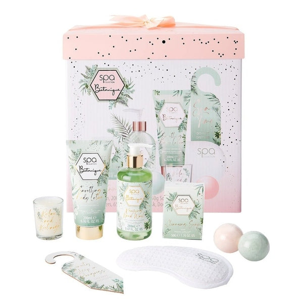 Style & Grace Spa Botanique Home Spa Beauty Gift Set Eco Packaging 8 Pieces
