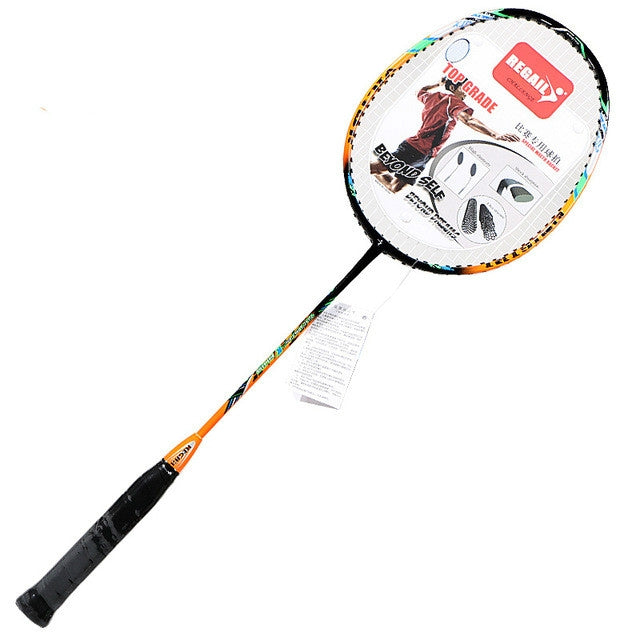 REGAIL 8019 2 in1 Carbon Durable Badminton Racket with Tote Bag