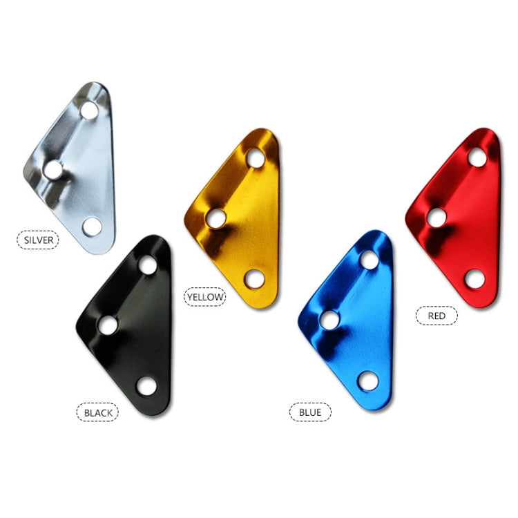 3 PCS Triangle Aluminum Alloy Wind Rope Buckle Adjustment Buckle Tent Canopy Pull Rope Slip Rope Buckle Accessories