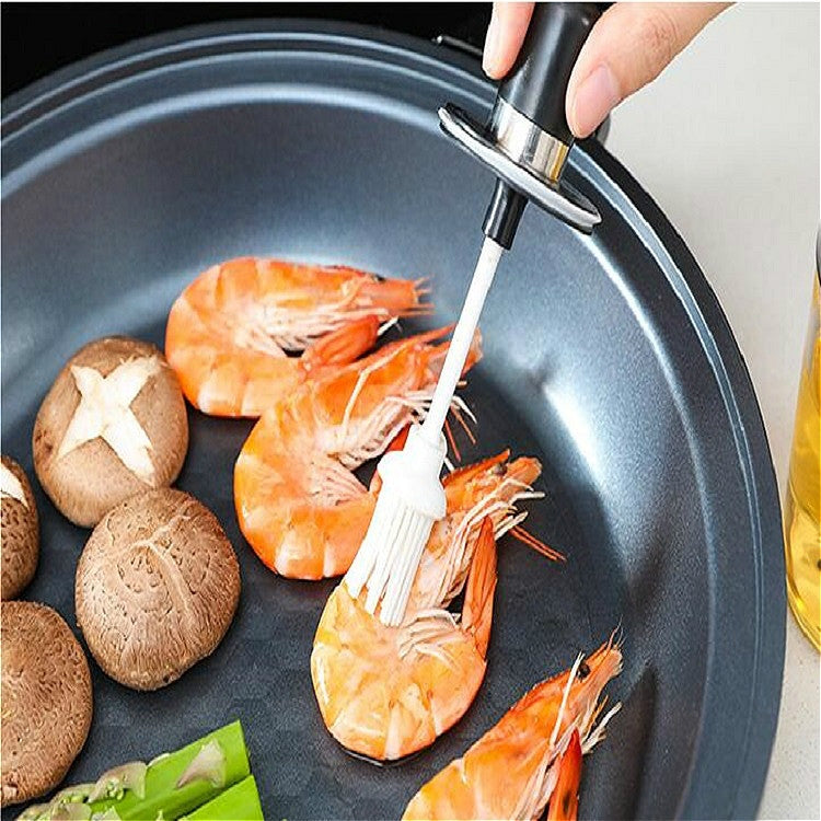 Kitchenware Seasoning Jar Spoon Cover Integrated Sealing Moisture-proof Cruet, White