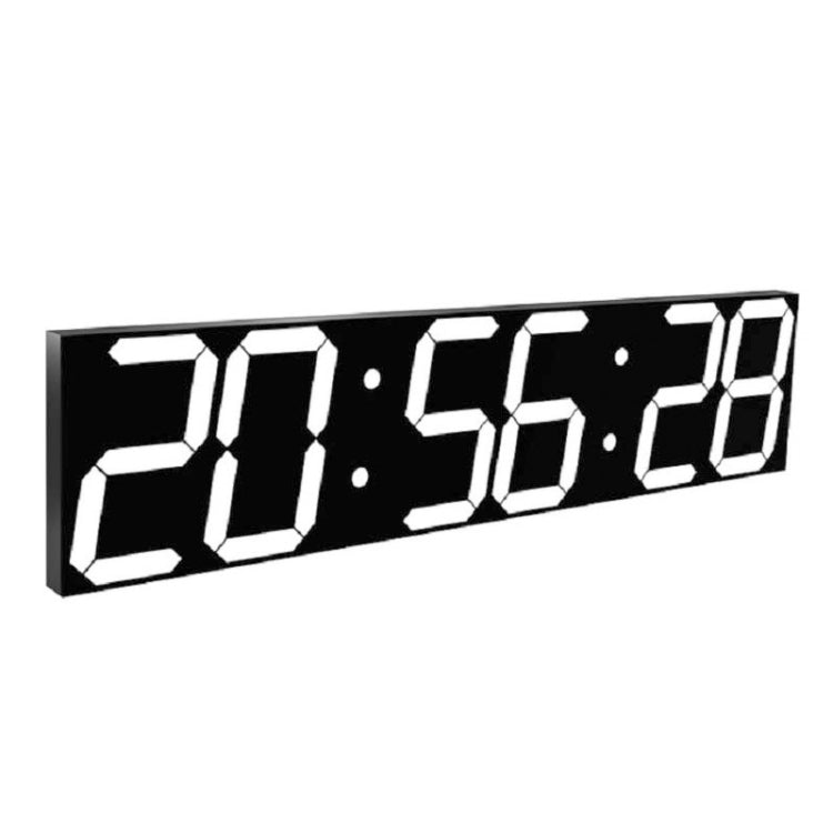 Multifunctional LED Wall Clock Creative Digital Clock, Hollow Remote Control, Sealed Box Remote Control