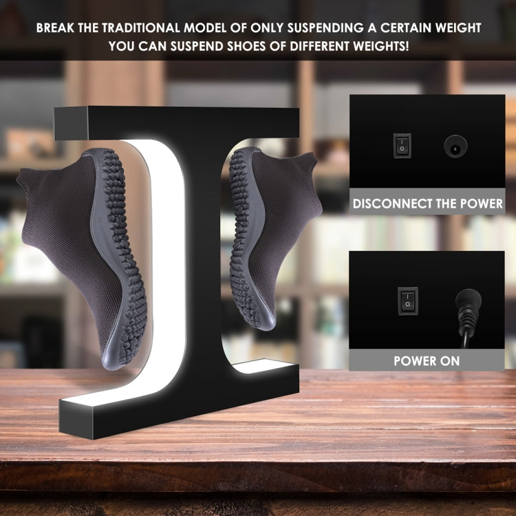 LM-011 LED Lighting Magnetic Levitation Shoes Display Stand, 15mm Black+White Light, 15mm White+White Light, 15mm Black+Color Light+RC, 28mm Black+White Light, 28mm White+White Light, 28mm Black+Color Light+RC