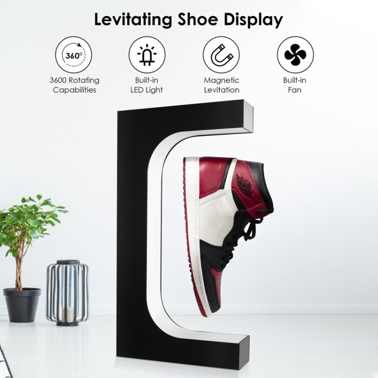 LM-001 LED Lighting Magnetic Levitation Shoes Display Stand, 20mm Black+White Light, 20mm White+White Light, 20mm Black+Color Light+RC, 20mm White+Color Lamp+RC, 28mm Black+White Light, 28mm White+White Light
