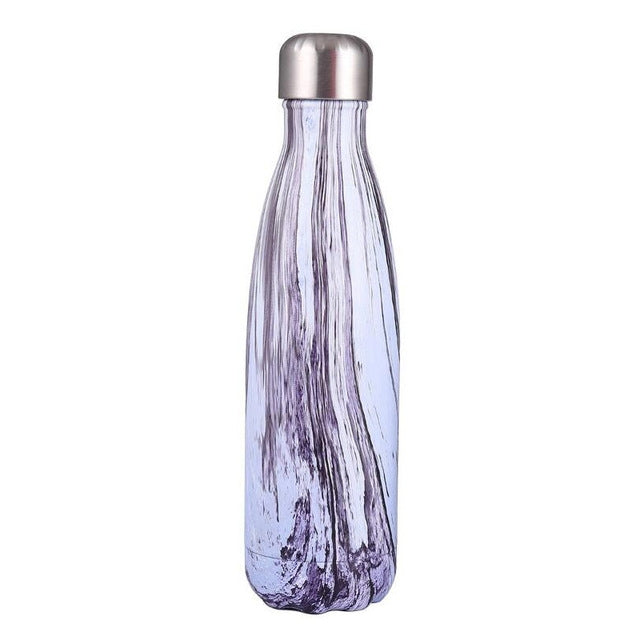 Thermal Cup Vacuum Flask Heat Water Bottle Portable Stainless Steel Sports Kettle, 500ml