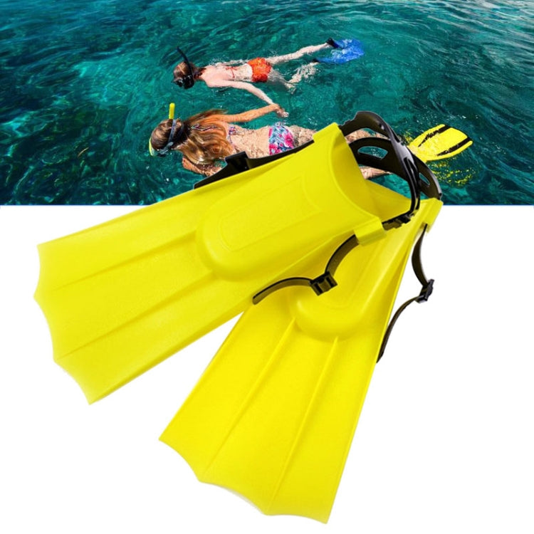 1 Pair Adult Adjustable Fins Swimming Fins Snorkeling Sole, Diving Fins (Orange), Diving Fins (Green), Diving Fins (Blue), Diving Fins (Yellow)