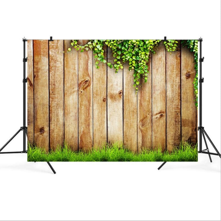 2.1m x 1.5m Flower Vine Vintage Wooden Board for Children Photographing Photography Background Cloth, Flower Vine