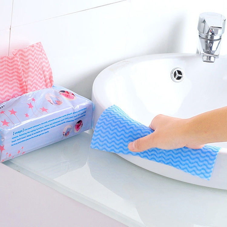 80 Sheet Pull-type Environmental Protection Disposable Non-woven DishCloth, Non-woven DishCloth(Green), Non-woven DishCloth(Beige)