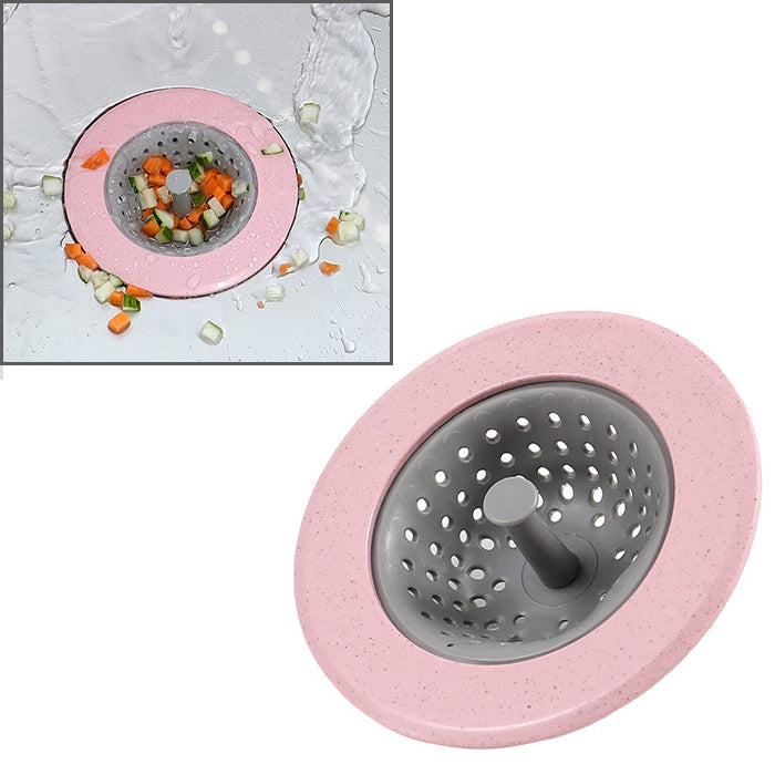 vanzlife Dishwasher filter pool floor drain household kitchen  anti-blocking anti-seal washing net bag sewer filter, Pink, Blue, Apricot