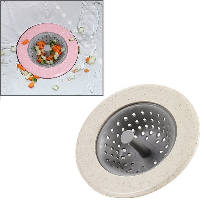 vanzlife Dishwasher filter pool floor drain household kitchen  anti-blocking anti-seal washing net bag sewer filter, Pink, Blue, Apricot