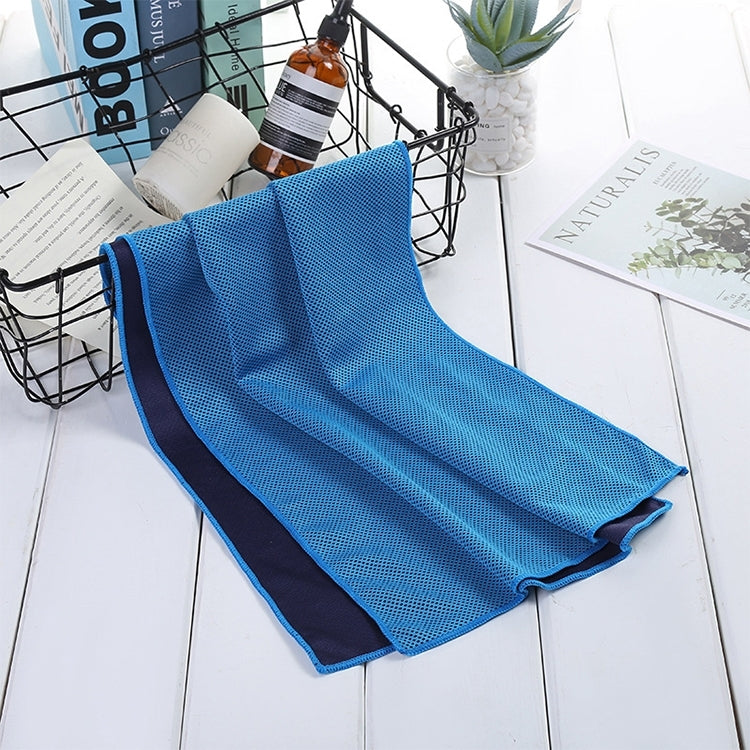 Absorbent Polyester Quick-drying Breathable Cold-skinned Fitness Sports Portable Towel, 30x100 Zippered Bag, 40x80 Round Cask