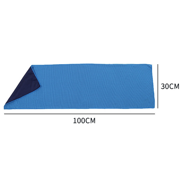 Absorbent Polyester Quick-drying Breathable Cold-skinned Fitness Sports Portable Towel, 30x100 Round Cask, 40x80 Rope Cup