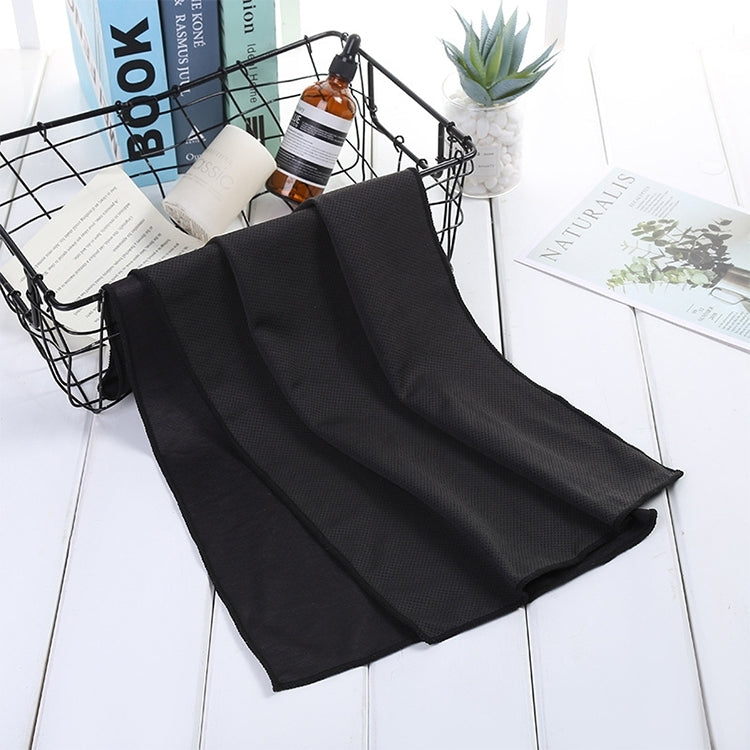 Absorbent Polyester Quick-drying Breathable Cold-skinned Fitness Sports Portable Towel, 30x100 Round Cask, 40x80 Rope Cup
