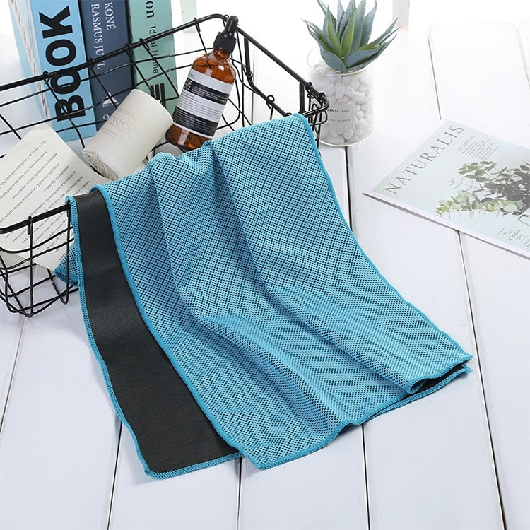 Absorbent Polyester Quick-drying Breathable Cold-skinned Fitness Sports Portable Towel, 30x100 Round Cask, 40x80 Rope Cup