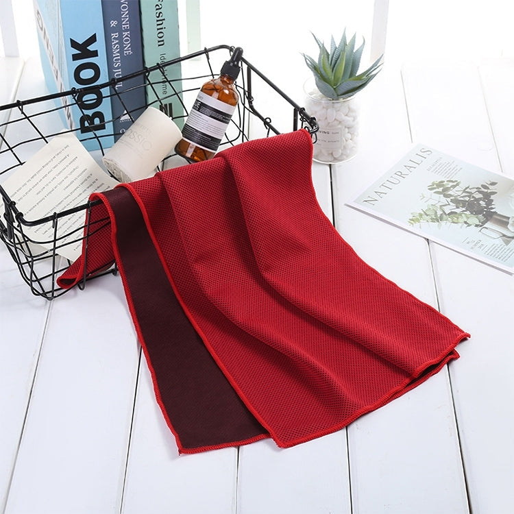 Absorbent Polyester Quick-drying Breathable Cold-skinned Fitness Sports Portable Towel, 30x100 Round Cask, 40x80 Rope Cup