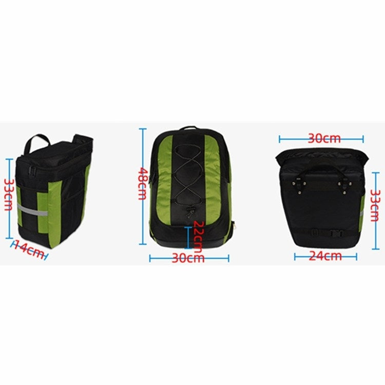 Mountain Bike Bicycle Rear Shelf Bag Camel Bag