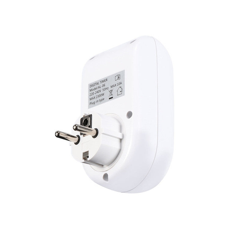 AL-06  220-240V  Digital Timer  Switch Socket,Germany Plug